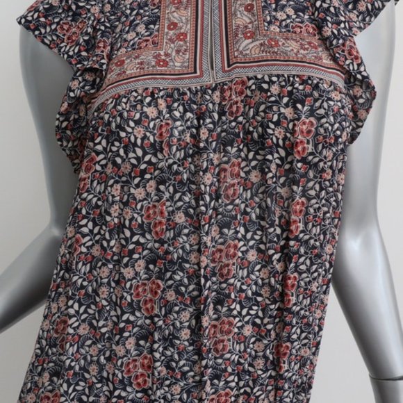 Ulla Johnson Dress Simone Floral Print Silk Size 0 - Picture 3 of 7